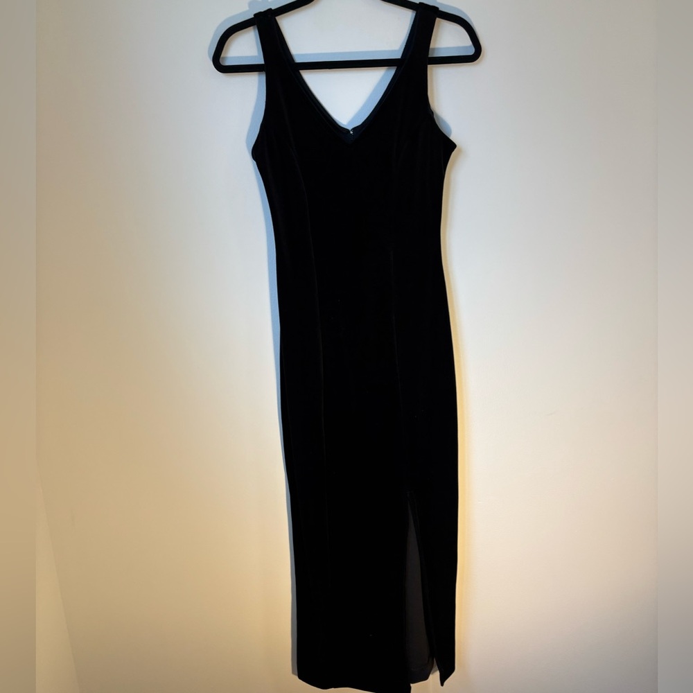 Vintage crushed velvet cocktail dress